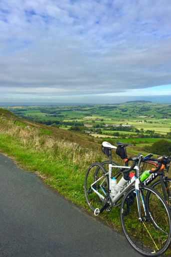 A quick stop atop Jeffry Hill to take in the view.