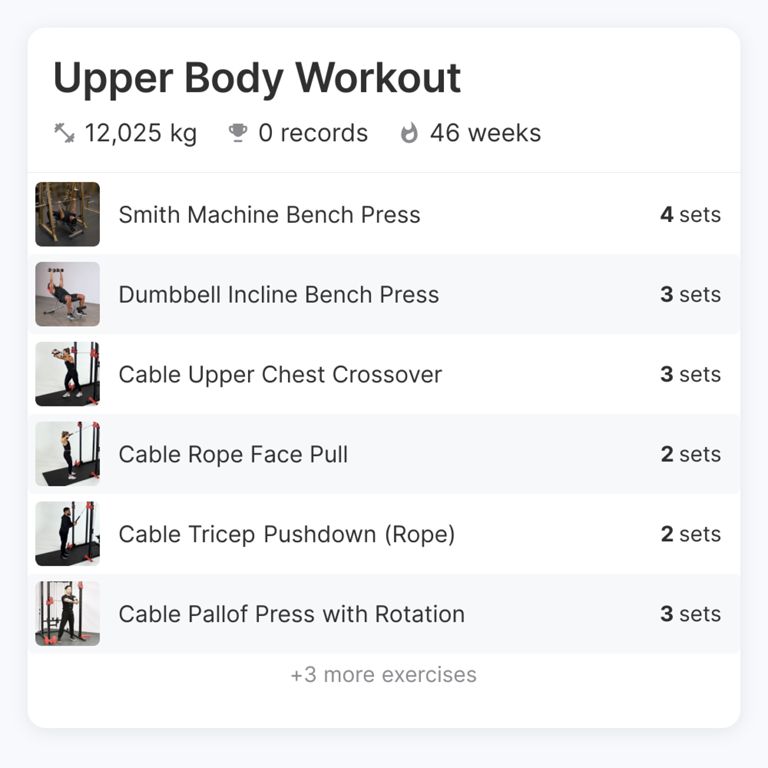 Upper Body Workout