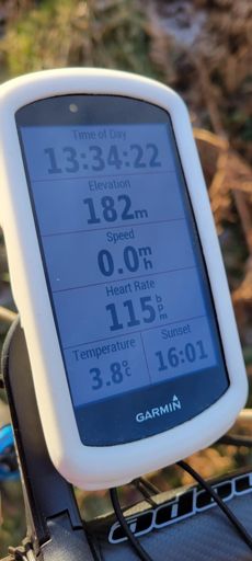 Warmest it's been all day.