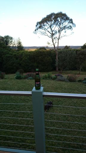 All important carbo loading to finish watching the sun set