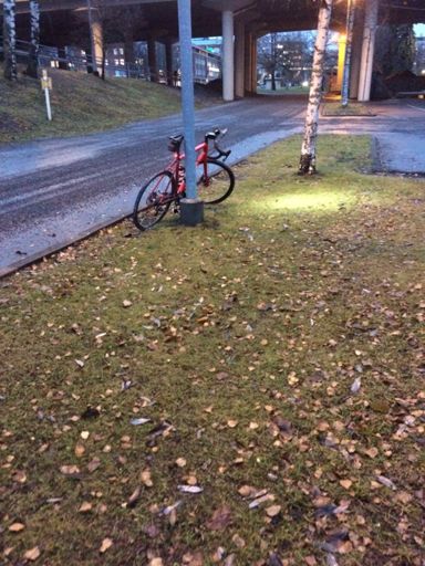 Sisuri sisään alle 1Km ajon jälkeen👍