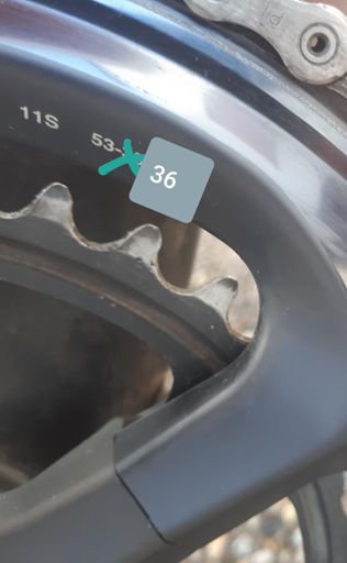 53/36 KB - Übersetzung ohne Umwerfer - Einstellung,  geht!