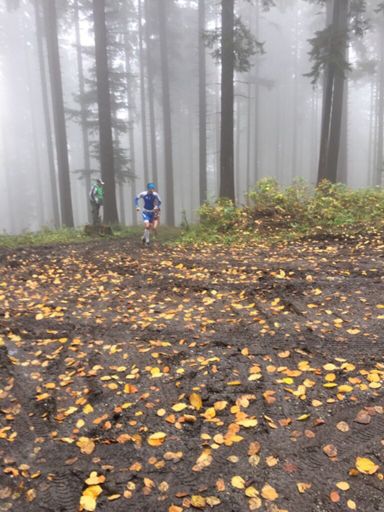 Matschige Sache beim Gauschla Berglauf 2017 nach einer Regennacht