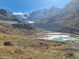 Tour du lac de moiry depuis grimentz, retour par la corne de sorebois