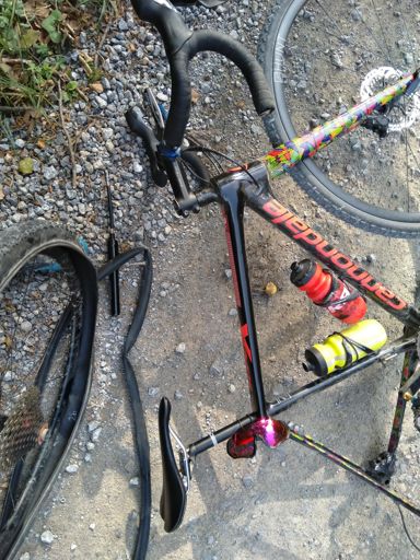 Bisschen rough on the tires