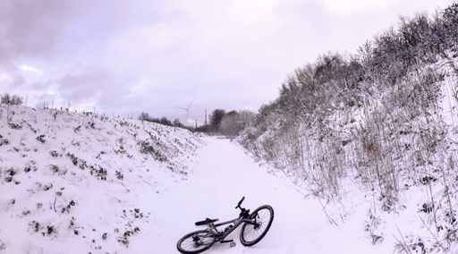 De sneeuw lag al meer dan twee meter hoog op sommige plekken!