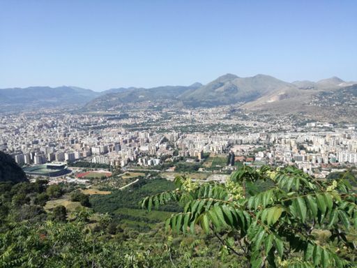 Palermo visto dall'alto sentiero Santa Rosalia🙏