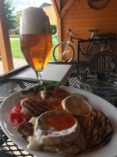 I regret every Czech meal I've passed up because I couldn't read the menu. 

Non-alcoholic beer, like pseudo-coffee drinks, apparently comes with a whipped topping.