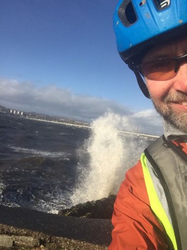 pretty big surf for a river...