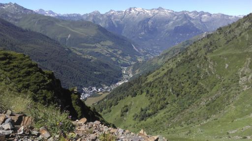 Bareges et l'ardiden en fond