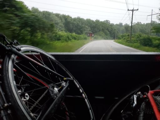 First time for everything I guess, never ridden in the back of a pickup before