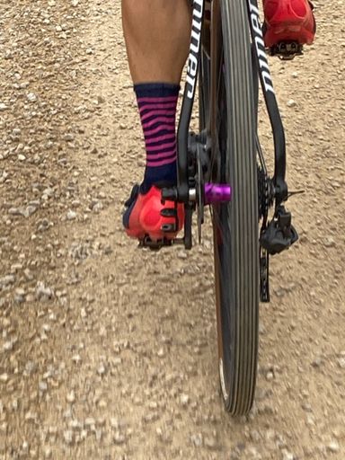 Ben in full Dad mode ... Burley attachment still on!