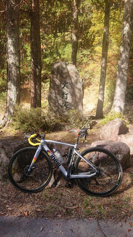 R41を回避するため通った峠。　登りの坂は今日一番の平均勾配だった。