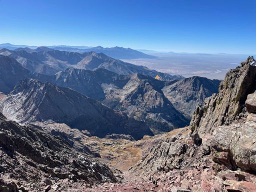 Great Sand Dunes National park in top center