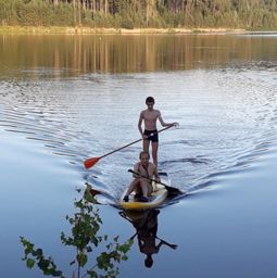 Paddle avec mon neveu