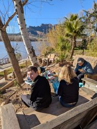Rocher de Roquebrune avec mon neveu