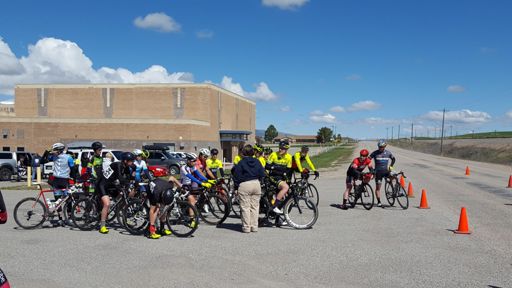 Tom at the start line