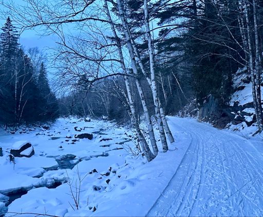 The Gauge snow was still grippy and slow this morning, but way better than yesterday. 👍