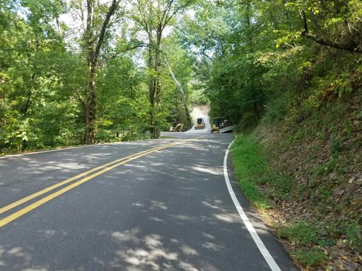 New steep driveway on Smyer.