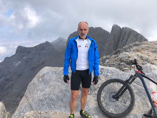 Top van de Olympus (2900 m.)