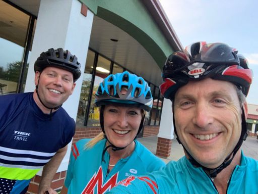 Look who’s not on Zwift!😊