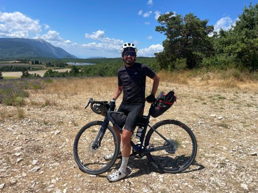 From l’homme mort, Mont Ventoux in the background 