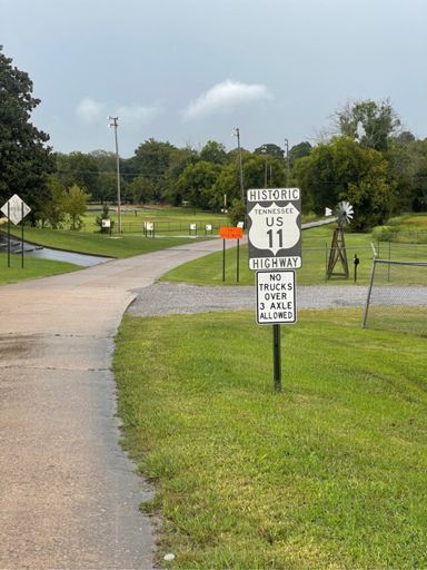 Historic US Hwy 11, concrete slabs still in good condition