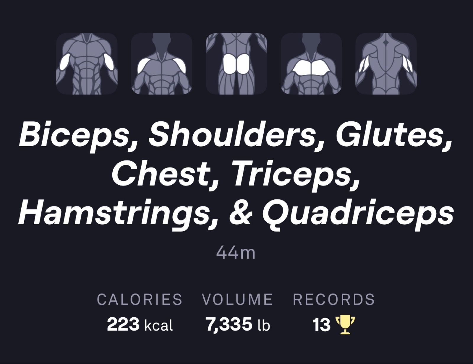 Strava Weight Training Activity