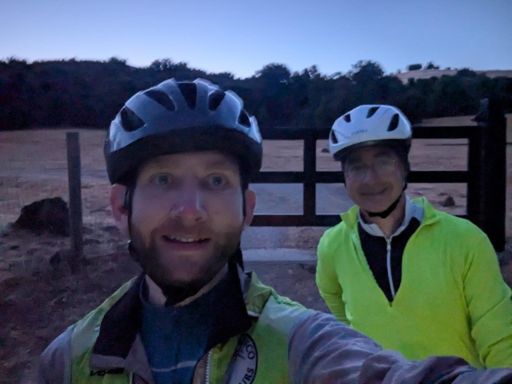 Evidence that Lucas made it to the fountain! He did it twice!