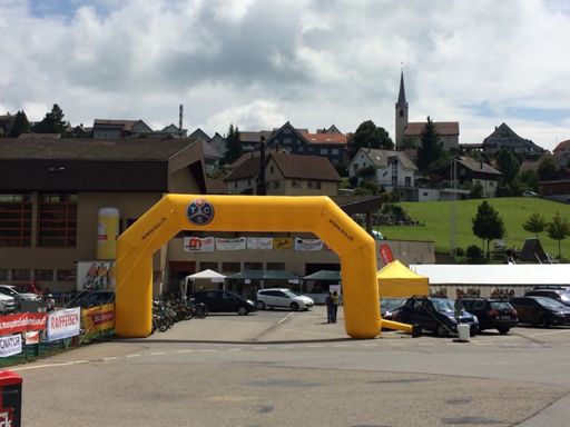 Am Ziel nach der Challeng kam immer mehr die Sonne ☀️