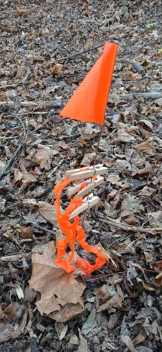 So for the race, if you hit a flag #4 with a peg, you need a) take a peg b) go back to the previous control #3, c) navigate to control #5 from #3, and continue.  The person with the most pegs at the end wins.