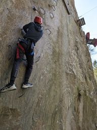Accro’sphère Gérardmer avec mon neveu.