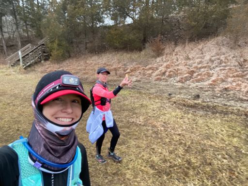 Snack time before going back to the TVT from Germantown Metropark