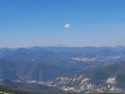 Le Mont Ventoux au fond
