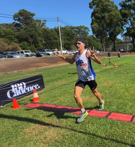 Finished in 3dr Place, I have 3 fingers in the air (not peace out)