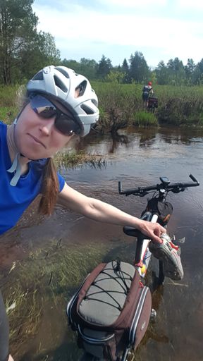 Брод через р.Ивицу в Ивице.