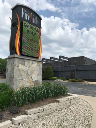 The famous Fireside restaurant and theater