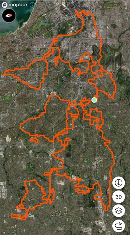 End result satellite image