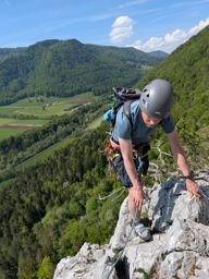 la Nostalgique (5c 5 longueurs) + Secret land 6a