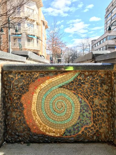 Down Stream by artist Martha Jackson Jarvis at 4200 Campbell Ave, Arlington, VA