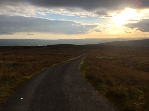 Leck Fell was the "easier" climb but had the better views.
