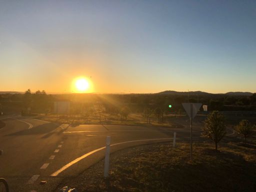 Sunrise over berra, stunning!