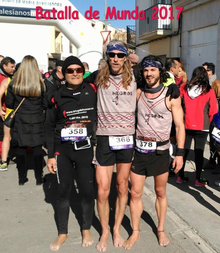 Tres guerreros minimalistas