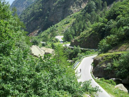 Im unteren Anstieg. Schluchtenwelten.