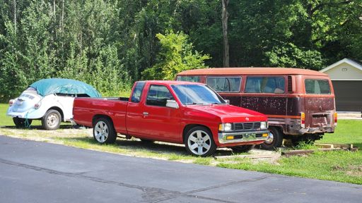 Nice collection. That Nissan is mint