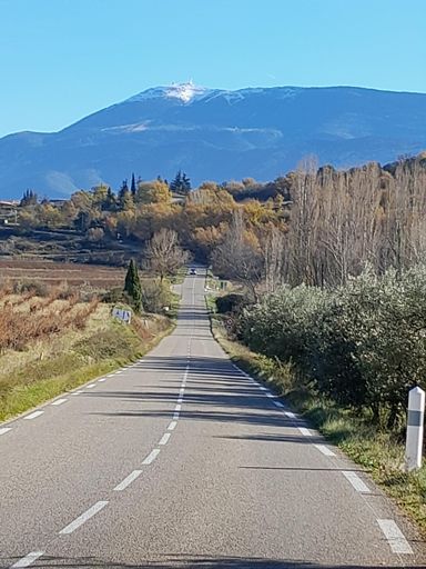 Ventoux in de vroege winter