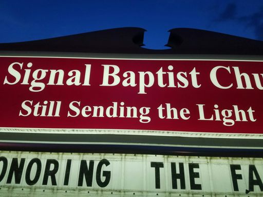 Still sending the light.