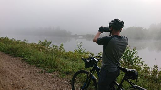 Утренний туман над КИМ