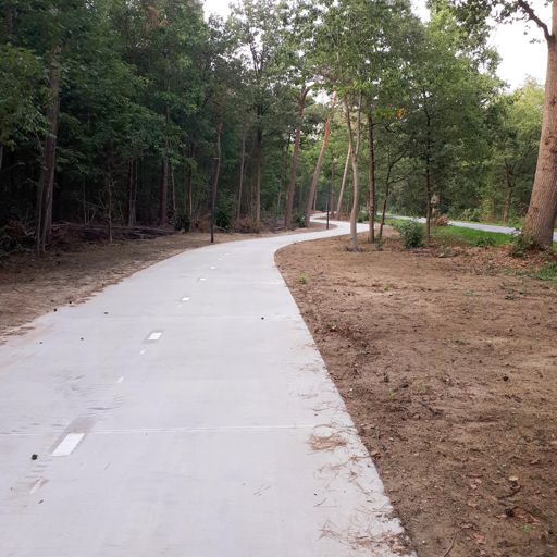 Het fantastisch fraaie nieuwe fietspad tussen Oosterhout en Dorst door de bossen!