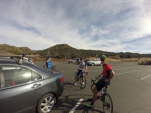 Pre ride, all smiles